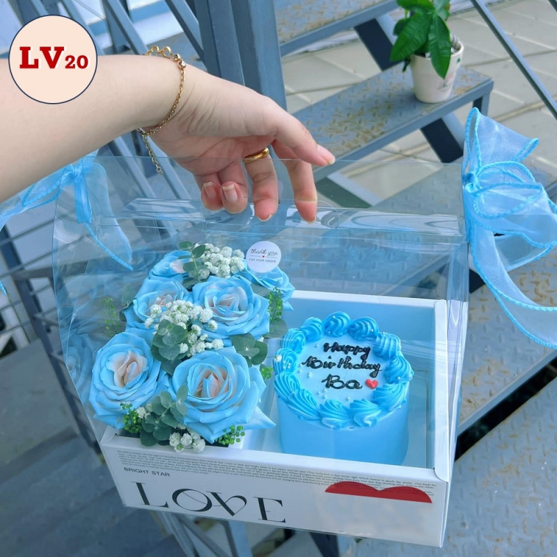 [Freeship] Set hoa bánh kem LV20