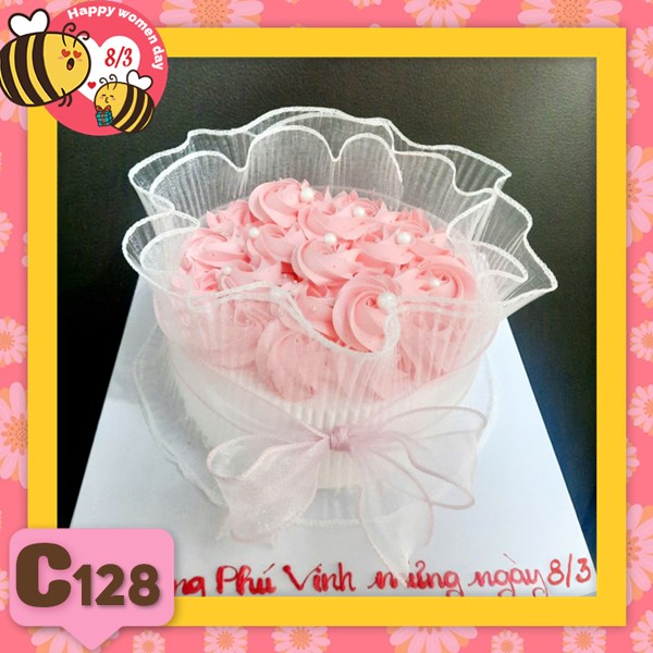 Bánh kem quốc tế phụ nữ women day C128