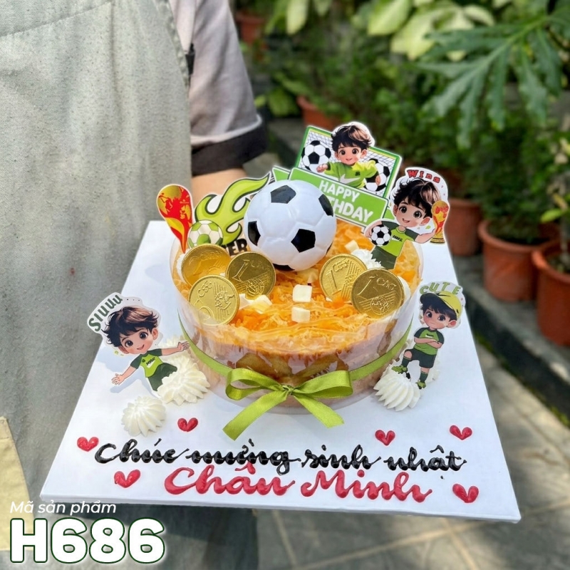 H686 Bánh bông lan trứng muối
