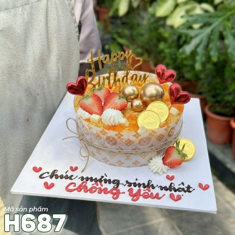 H687 Bánh bông lan trứng muối