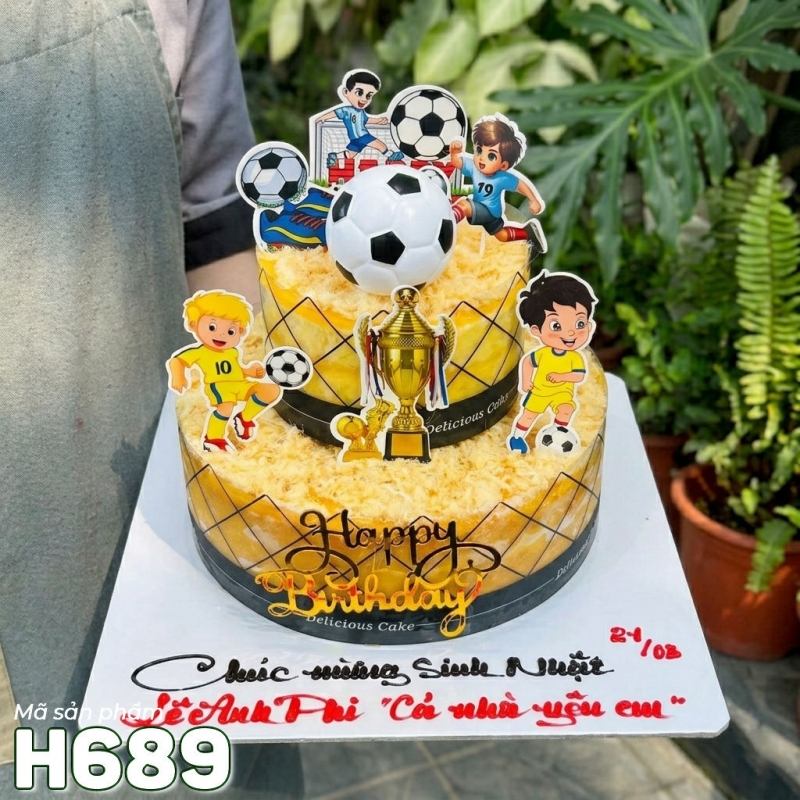 H689 Bánh bông lan trứng muối