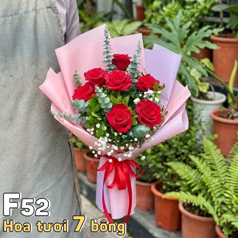 F52 Bó hoa tươi 7 bông