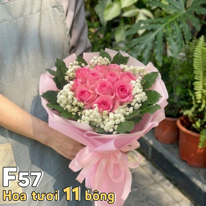 F57 Bó hoa tươi 11 bông