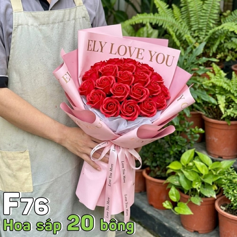 F76 Bó hoa sáp 20 bông