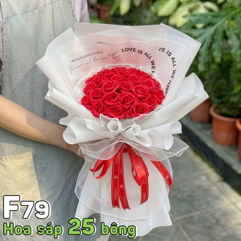 F79 Bó hoa sáp 25 bông