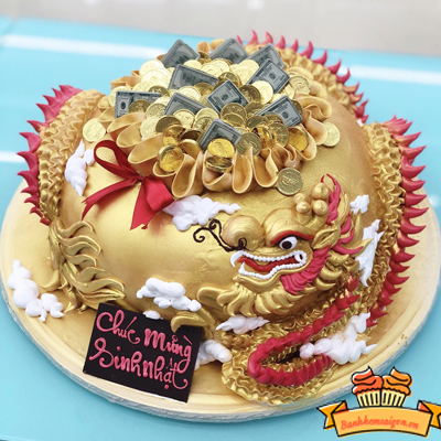 Đừng bỏ qua bánh sinh nhật hình Rồng độc đáo và đầy màu sắc này! Với chi tiết tinh xảo và hương vị thơm ngon, chắc chắn sẽ làm hài lòng cả những khách hàng khó tính nhất. Hãy đến và khám phá bánh sinh nhật hình Rồng tại cửa hàng của chúng tôi!