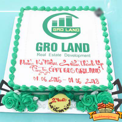 Mách bạn 20+ Mẫu bánh kem in ảnh logo Công ty tặng kỷ niệm thành lập Bánh  kem sinh nhật | Đặt bánh online giao tận nơi