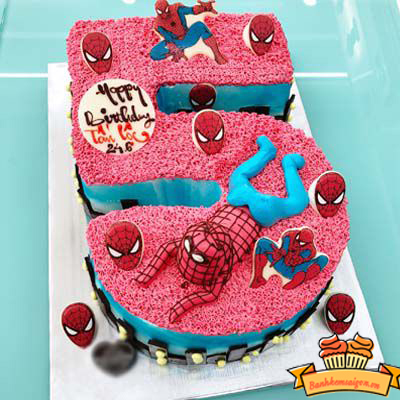 Những mẫu bánh sinh nhật siêu nhân đẹp nhất cho bé trai