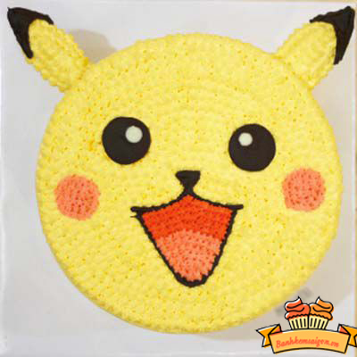 HOT Kiểu Bánh Kem Sinh Nhật Pikachu Đáng Yêu Cho Bé