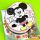 [DỄ THƯƠNG QUÁ] Bánh Sinh Nhật Hình Con Chuột Mickey Độc Đáo
