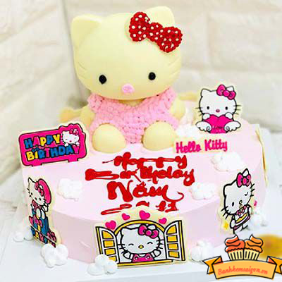 [DỄ THƯƠNG] 99+ Mẫu Bánh Sinh Nhật Hello Kitty Đẹp Nhất Hiện Nay
